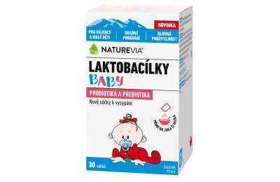 NatureVia Laktobacilky baby - Детские пробиотики для малышей, 30 пакетиков